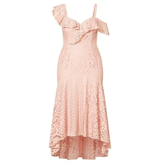 NWT City Chic Maxi Femme Fatale Pink Blush M = 18 = 2X - Picture 3 of 6